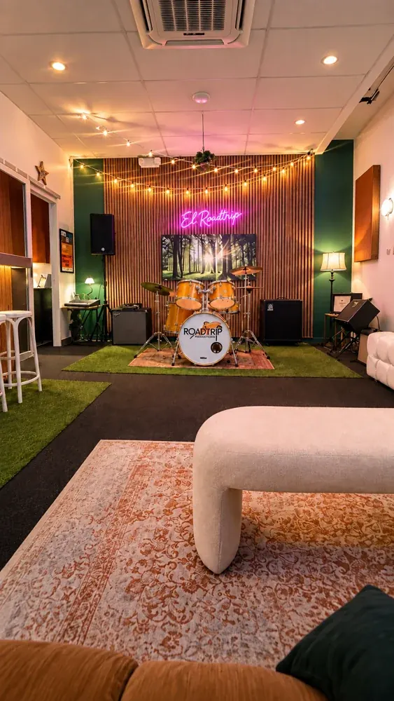 Espacio de Roadtrip Studio para grabar live sessions